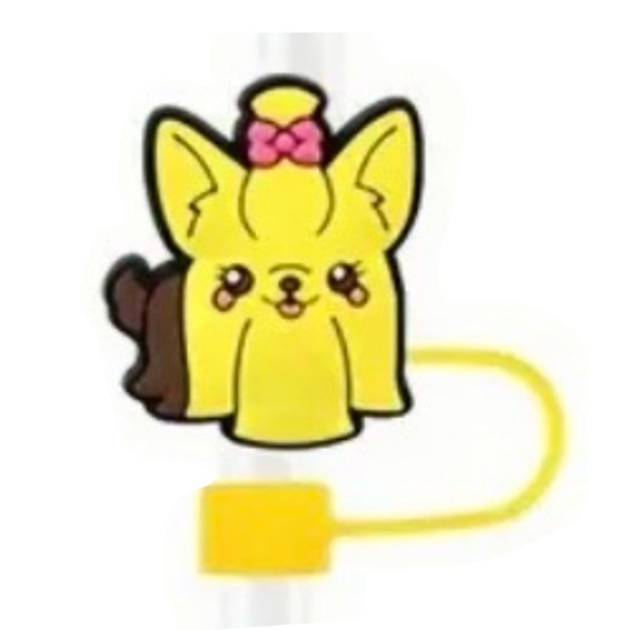 Dog/Puppy Straw Topper, Cups 30/40 oz. Fits 10mm straw, NEW - Picture 6 of 8